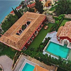 5 bedroom villa with infinity pool on Lefkada, sleeps up to 14